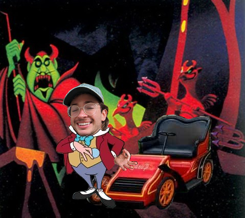 me in hell with my little hell car